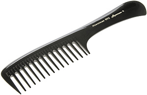 Гребень с ручкой каучуковый HERCULES 1975-9 Гребень с ручкой каучуковый