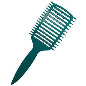 Щетка массажная Nylon 9 рядов темно-зеленая - 3