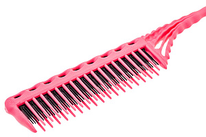 Расчёска для начёса розовая Y.S.PARK YS-150 pink - Изображение №2 Расчёска для начёса розовая - 2