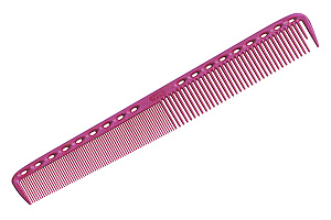 Расческа для стрижки многофункциональная комбинированная 21,5 см розовая - 1