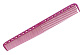 Расческа для стрижки многофункциональная комбинированная 21,5 см розовая - 1