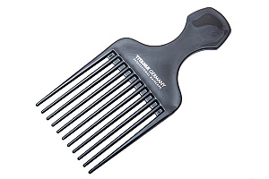 Расчёска-гребень с длинными зубцами черная