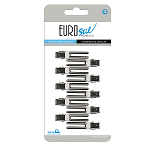 Зажим металлический маленький, 12 штук в упаковке Eurostil 00094 Зажим металлический маленький, 12 штук в упаковке