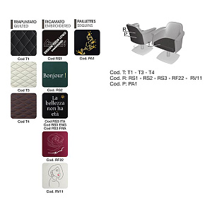 Кресло парикмахерское CLARISSA Ceriotti 411909 - Изображение №8 Кресло парикмахерское CLARISSA - 8