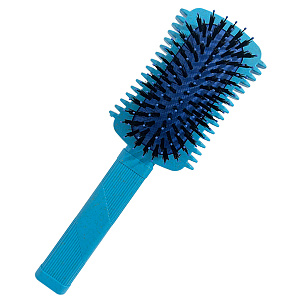 Щетка массажная Combo из экологичного пластика с добавлением соломенного волокна синяя - 2