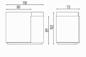 Стойка администратора ONE - 2