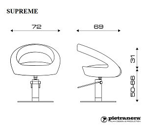 Кресло парикмахерское SUPREME - 9
