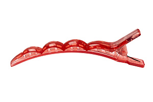 Зажимы для волос пластиковые розовые 10см - 3