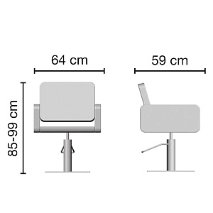 Кресло парикмахерское NAPOLI - 2