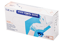 Перчатки винил 100 шт (M)