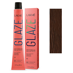 Краска для волос Lakme Glaze 5/66 Chocolate, полуперманентная, без аммиака, шоколад, 60 мл - 1