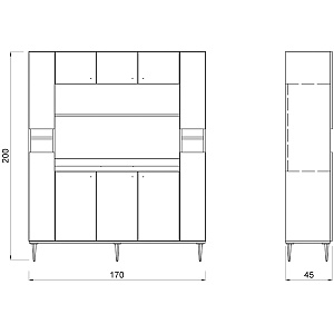 Лаборатория BACKSYSTEM 170 Gamma&Bross CBA170MO - Изображение №2 Лаборатория BACKSYSTEM 170 - 2