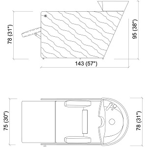 Мойка парикмахерская VA PENSIERO SHIATSU WOOD - 5
