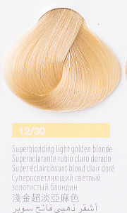 Краска для волос Lakme Collage new 12/30 , суперосветляющий золотистый блондин, 60 мл - 1