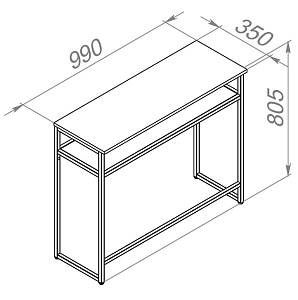 Рабочий стол ТЭКТУМ Имидж Мастер РС-ТК - Изображение №8 Рабочий стол ТЭКТУМ - 8