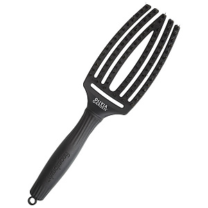 Щетка для волос Olivia Garden  Fingerbrush ID1729, Care Iconic Boar&Nylon Full, Black, размер- M - 1