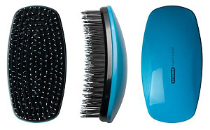 Щетка массажная Detangling Brush голубая