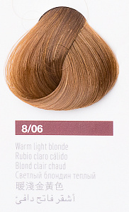 Краска для волос Lakme Collage new 8/06, cветлый блондин теплый, 60 мл  28061 - Изображение №1 Краска для волос Lakme Collage new 8/06, cветлый блондин теплый, 60 мл - 1