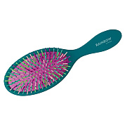 Щетка для волос Rainbow большая зелёная