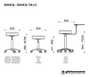 Стул RIDER Pietranera 191 - Изображение №4 Стул RIDER - 4
