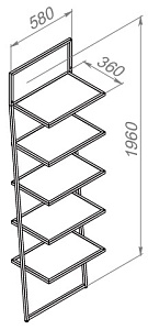 Витрина ТЭКТУМ наклонная Имидж Мастер ВТ-ТКн - Изображение №4 Витрина ТЭКТУМ наклонная - 4