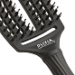 Щетка для волос Olivia Garden  Fingerbrush ID1729, Care Iconic Boar&Nylon Full, Black, размер- M - 4