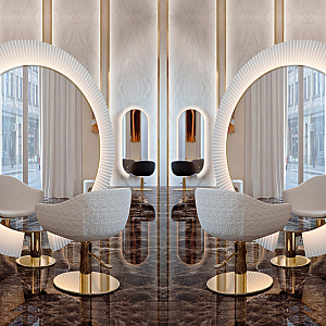 Зеркало парикмахерское LADY JANE COLLAR - 2