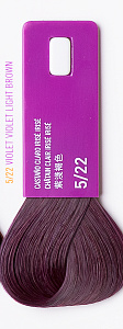 Краска для волос Lakme Gloss 5/22, светлый шатен фиолетовый насыщенный, полуперманентная, без аммиака - 1