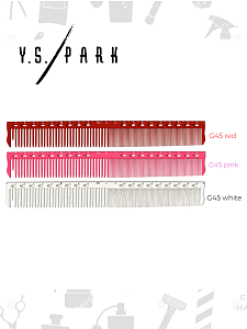 Расческа для стрижки Y.S.park G45 carbon, с линейкой, 22 см, черная  YS-G45 soft carbon - Изображение №6 Расческа для стрижки Y.S.park G45 carbon, с линейкой, 22 см, черная - 6