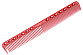 Расческа для стрижки многофункциональная 180мм красная - 1