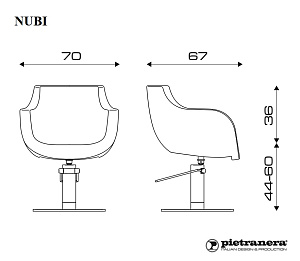 Кресло парикмахерское NUBI - 10