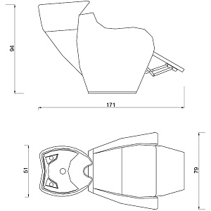 Мойка парикмахерская CELEBRITYWASH E - 6