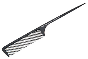 Расческа с хвостиком (карбон) 24см harizma h10668 Расческа с хвостиком (карбон) 24см
