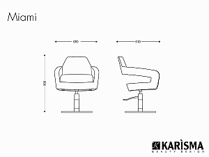 Кресло парикмахерское MIAMI - 5