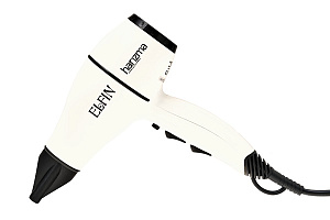 Профессиональный компактный фен Elfin 1900Вт harizma h10221-06 белый - Изображение №1 Профессиональный компактный фен Elfin 1900Вт - 1