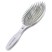 Щётка EXPERT CARE OVAL Nylon Bristles Silver с керамической поверхностью OLIVIA GARDEN ID2035/OGBCISUP1PRO Щётка EXPERT CARE OVAL Nylon Bristles Silver с керамической поверхностью