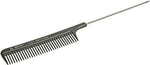 Расчёска с металлическим хвостиком пластмассовая Eurostil 01467 Расчёска с металлическим хвостиком пластмассовая