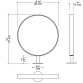 Зеркало парикмахерское LADY JANE RING - 2
