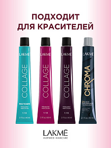 Окислитель кремовый Lakme Color Developer 5.4%(18V), универсальный для всех линеек краски Collage, Chroma, 90мл - 3