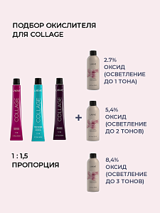 77/00 Средний блондин интенсивный COLLAGE 60 мл  - 2