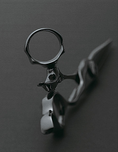 Ножницы для стрижки Mizutani Sword Swivel D-19 5.7, с поворотным кольцом, японская сталь - 2