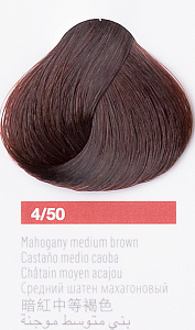 Краска для волос Lakme Collage new 4/50 средний шатен махагоновый, 60 мл - 1