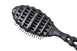 Щетка для волос Y.s.park Eco Styler Az34 black, антистатическая, черная, теплостойкая до 220 градусов, 85 г - 6