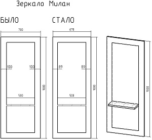 Зеркало Милан - 5