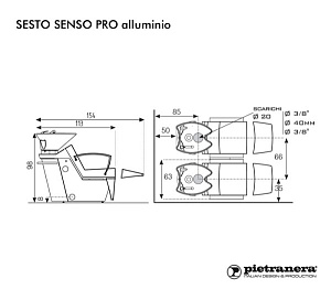Мойка парикмахерская SESTO SENSO PRO SHIATSU-CONTOUR aluminium - 5