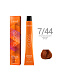 Краска для волос Lakme Gloss 7/44, средний блондин медный яркий, 60 мл, полуперманентная, без аммиака - 1