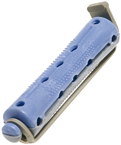 Коклюшки 13 мм короткие серо-голубые, 12 штук в упаковке