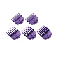 Комплект универсальных насадок для машинок для стрижки волос на магнитах (5 шт) - 2