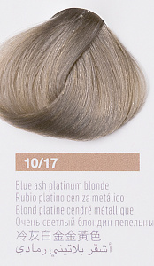 Краска для волос Lakme Collage new 10/17 очень светлый блондин пепельно-синий, 60 мл - 1