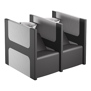 Мойка парикмахерская PRIVACY WASH SHIATSU 2P FAUBOURG Gamma&Bross GSPWFS2BN/Promo - Изображение №1 Мойка парикмахерская PRIVACY WASH SHIATSU 2P FAUBOURG - 1